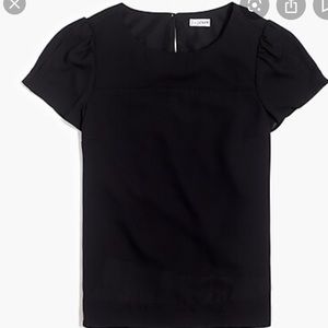 J Crew factory tulip sleeve blouse.